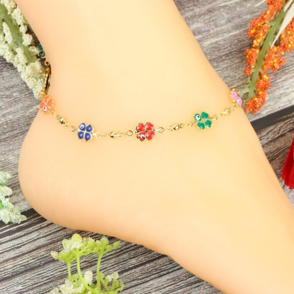 "Elegant Handmade Anklet – Delicate Jewelry for Women, MAR091583 - Picture 9 of 10